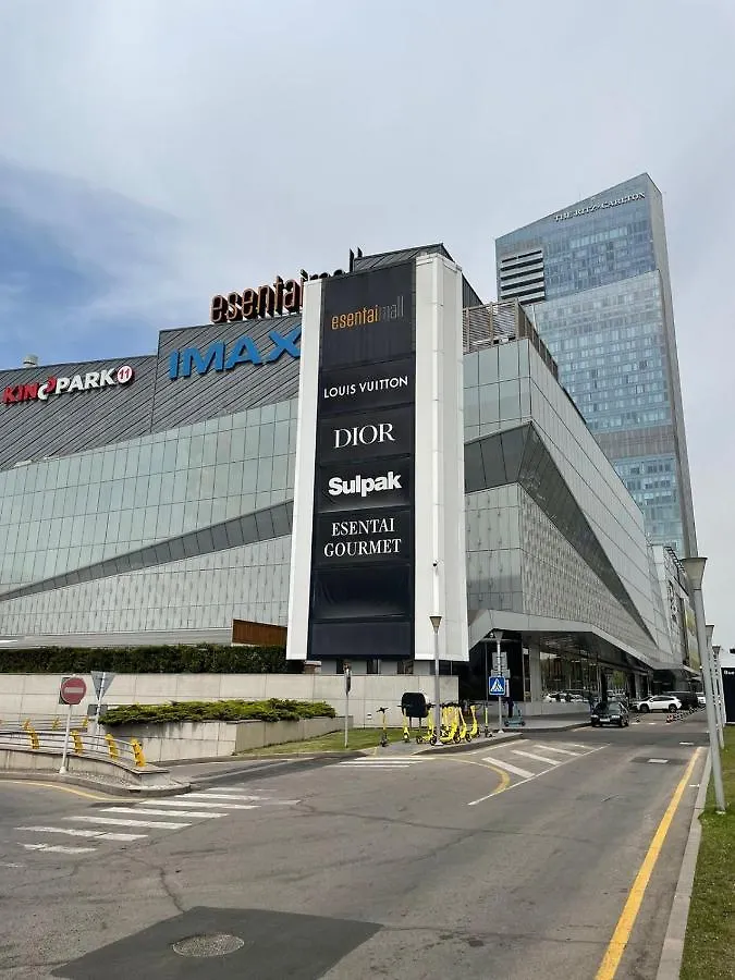 Вид На Горы Аль - Фараби - Ходжанова Жк Оркен Almaty Kazakhstan